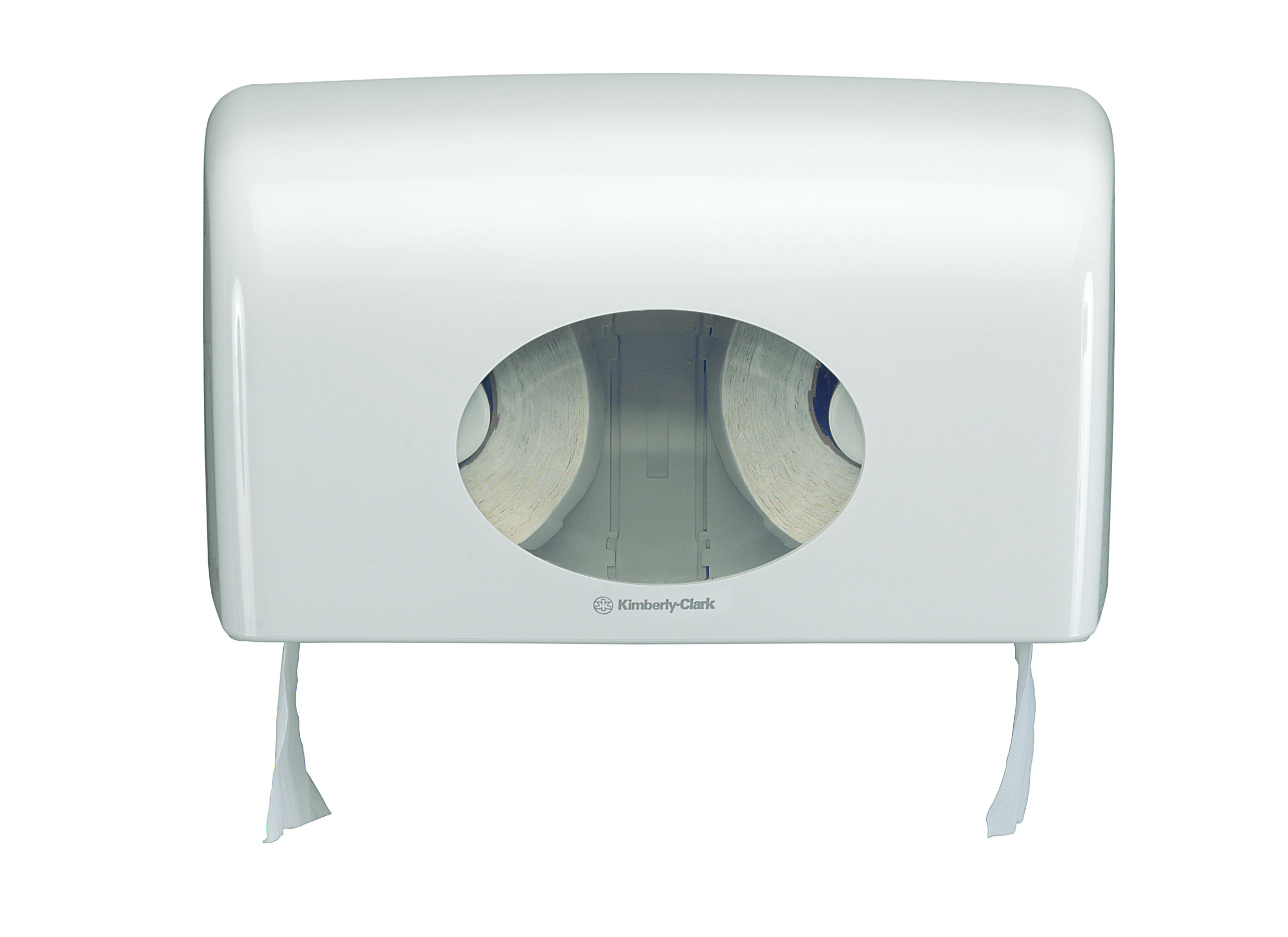 Aquarius Twin Toilet Roll Dispenser White