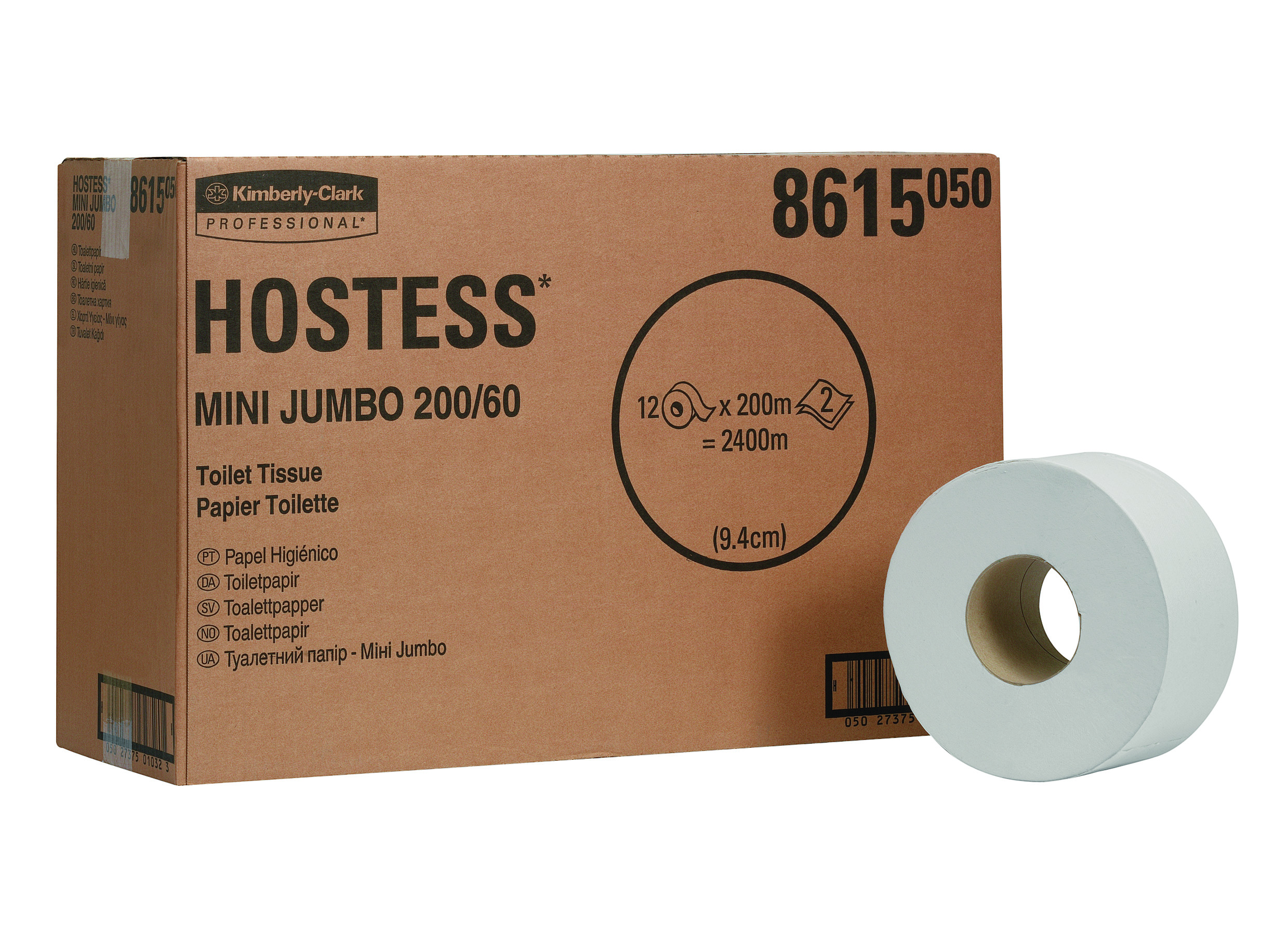 Scott Mini Jumbo Toilet Rolls 2ply White
