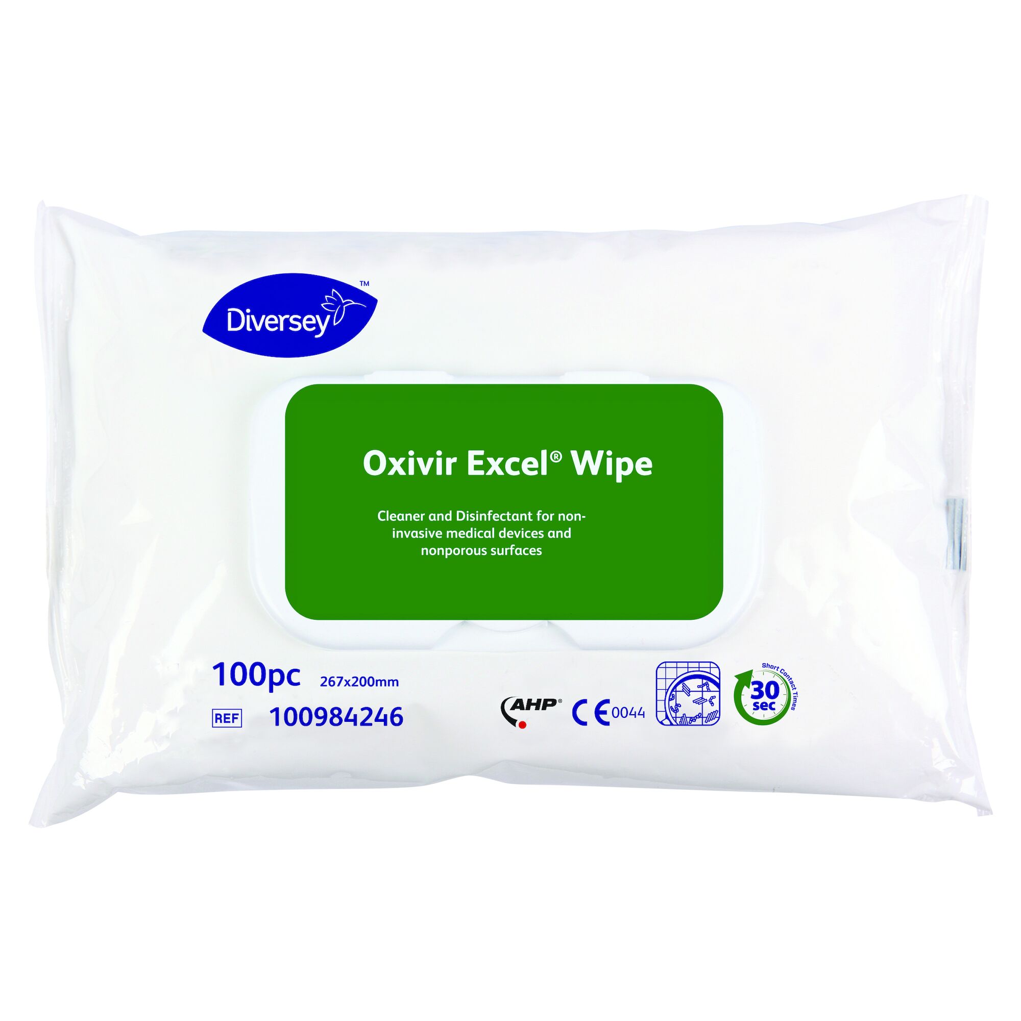 12x100s OXIVIR EXCEL WIPE DI FLW W3238