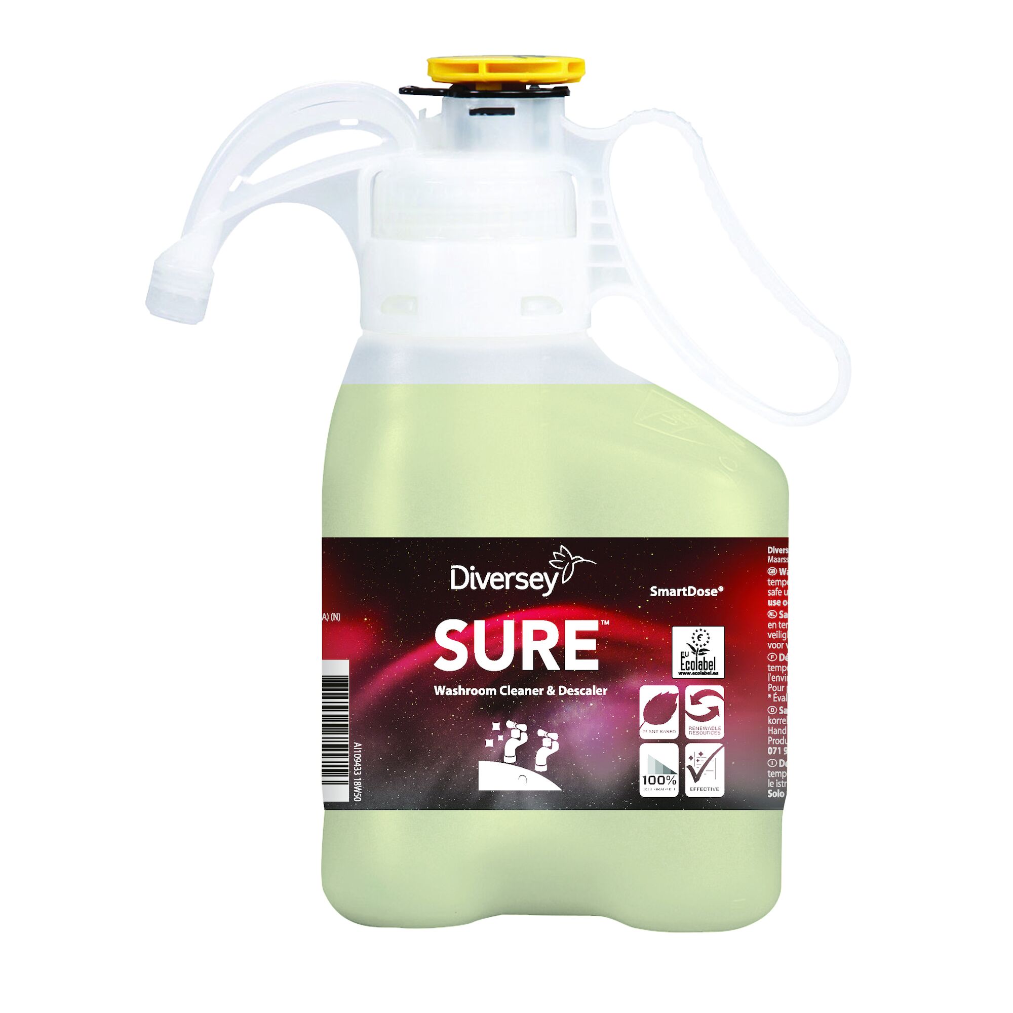 1.4Ltr SURE WASHROOM CLEANER+DESCALER SD