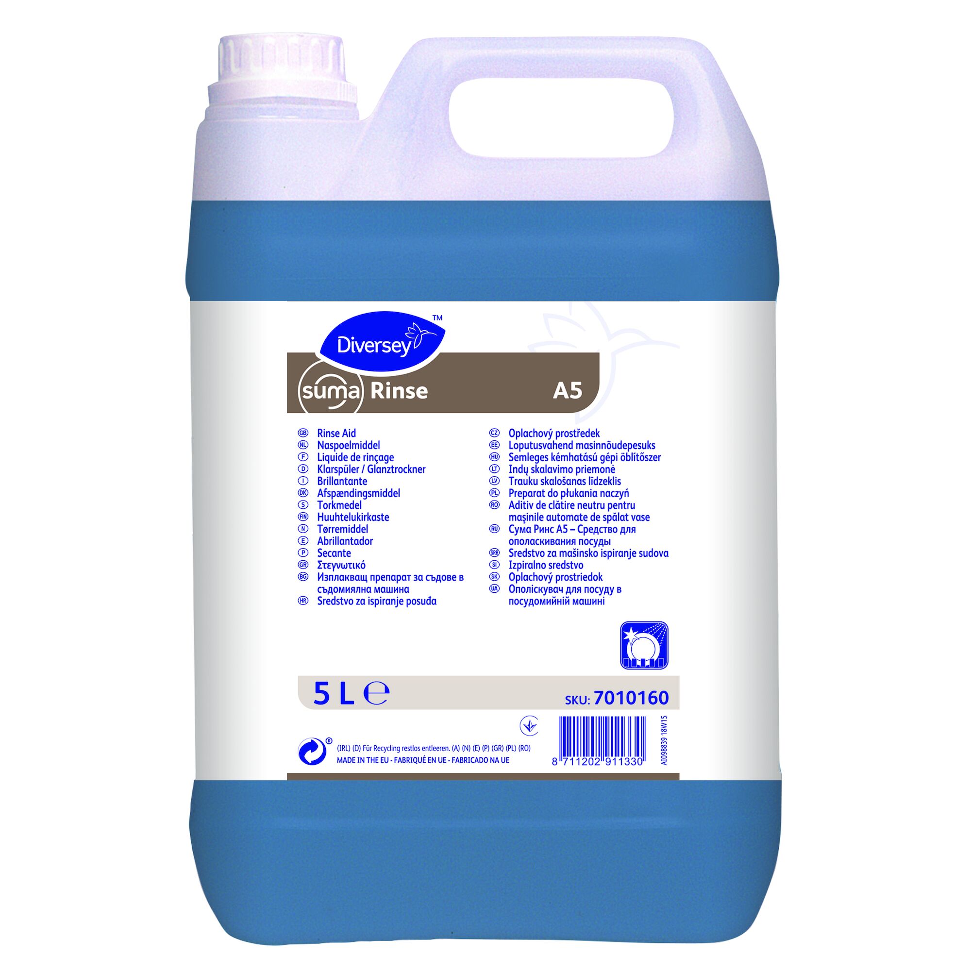 2x5L SUMA RINSE A5 RINSE AID LOW FOAM FOR