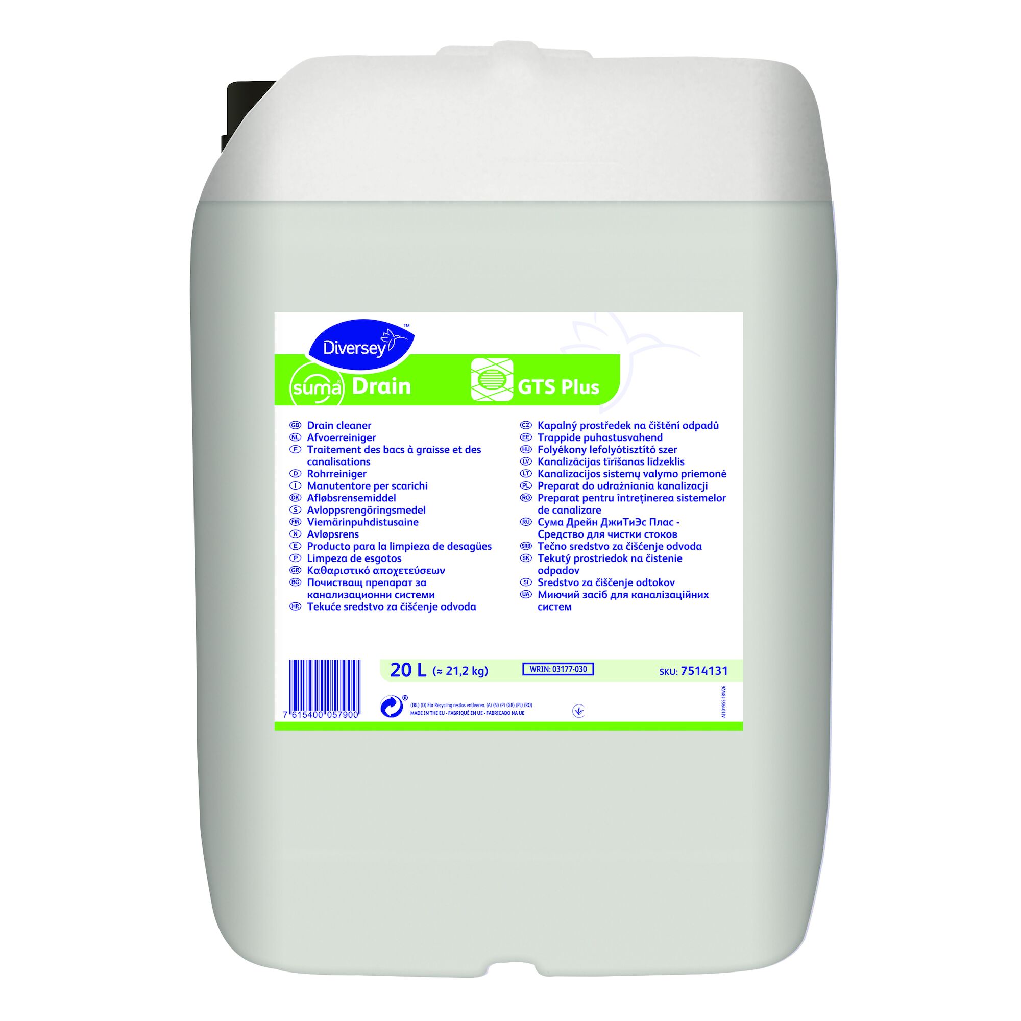 20Ltr SUMA DRAIN GTS PLUS CONC BIOLOGICAL