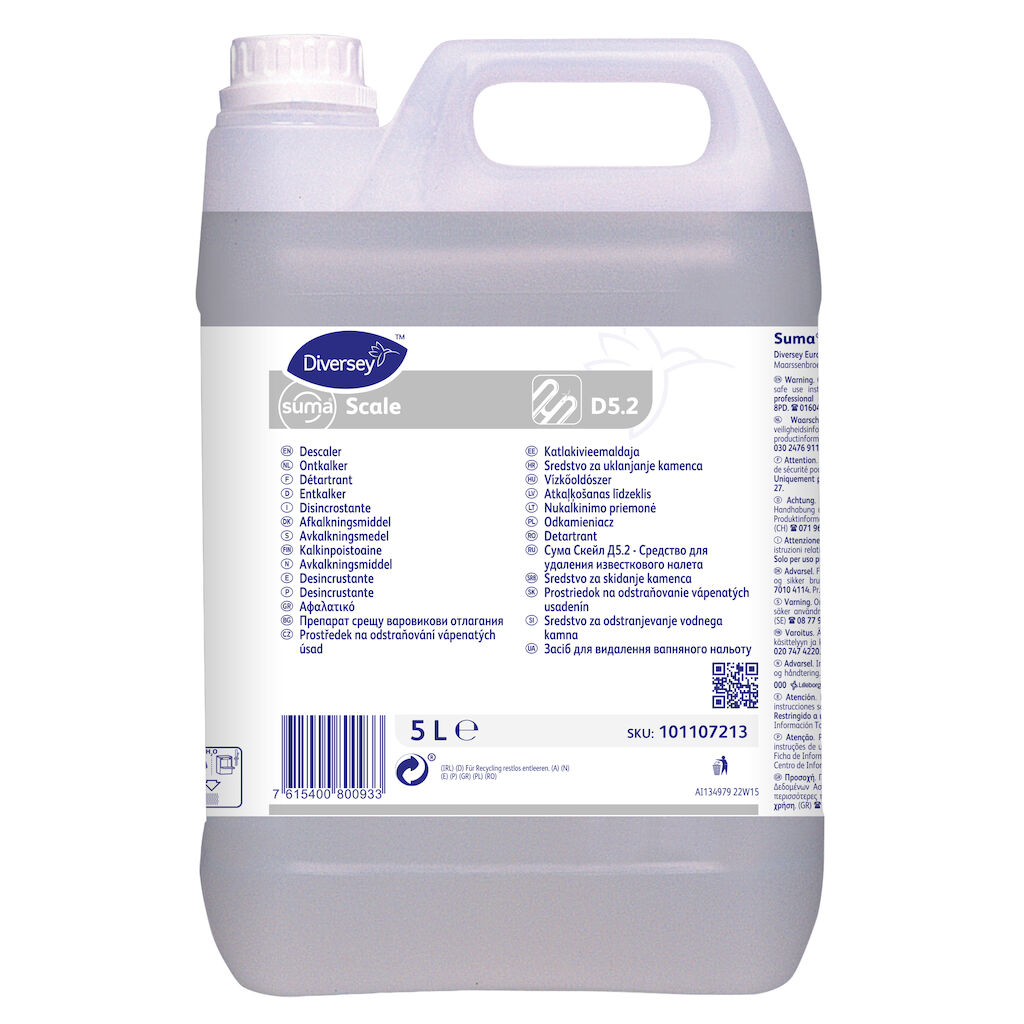 2x5L SUMA SCALE D5.2 DESCALER DISHWASH