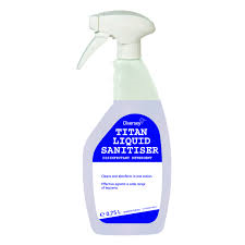 6x750ml TITAN LIQUID SANITISER TRIGGER