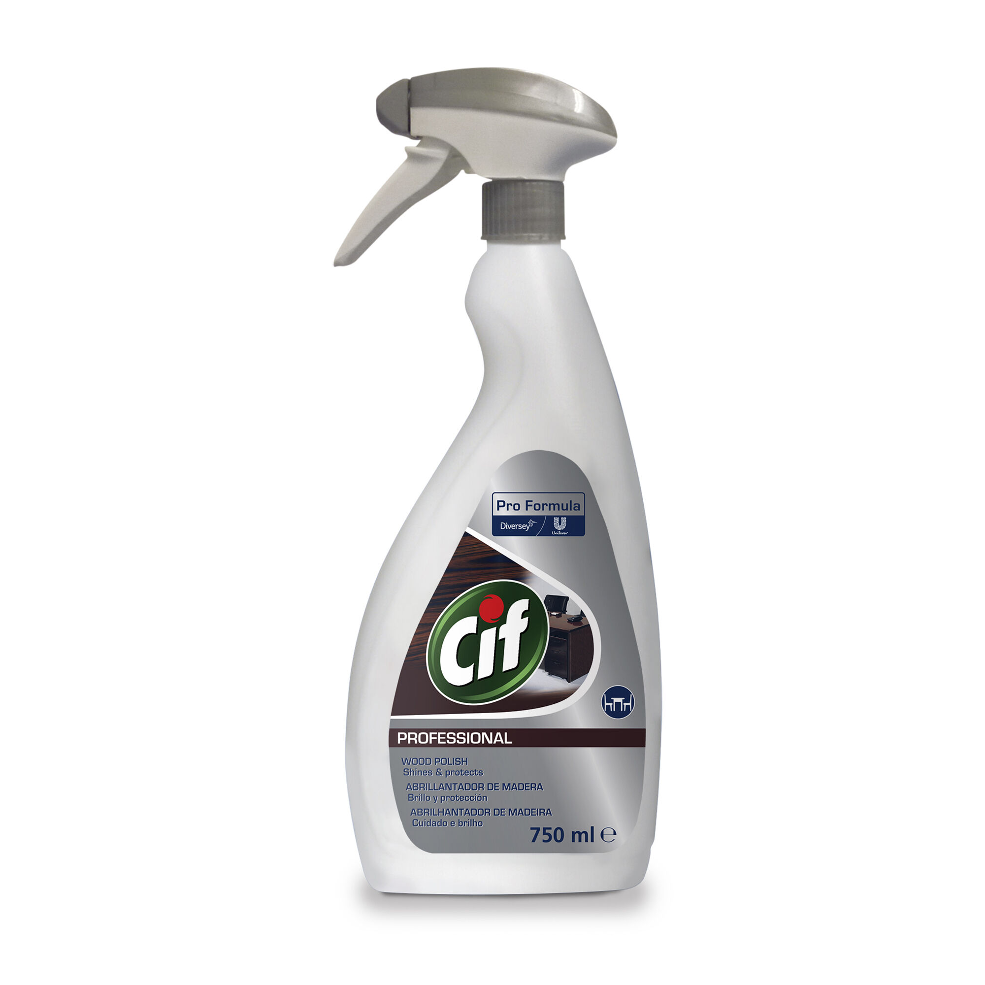 6x750ml CIF WOOD POLISH PRO FORMULA
