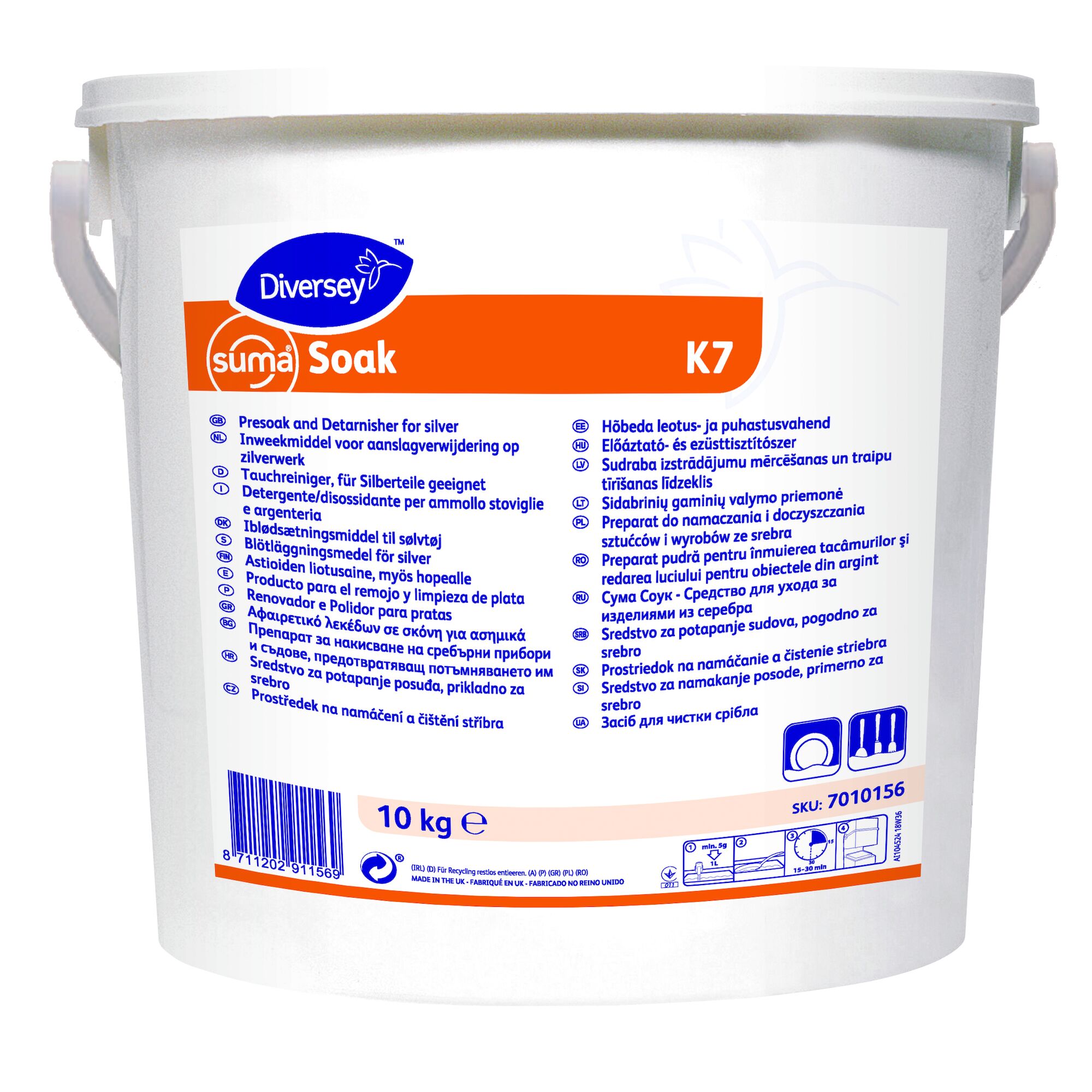 10kg SUMA SOAK K7 POWDER PRESOAKER+