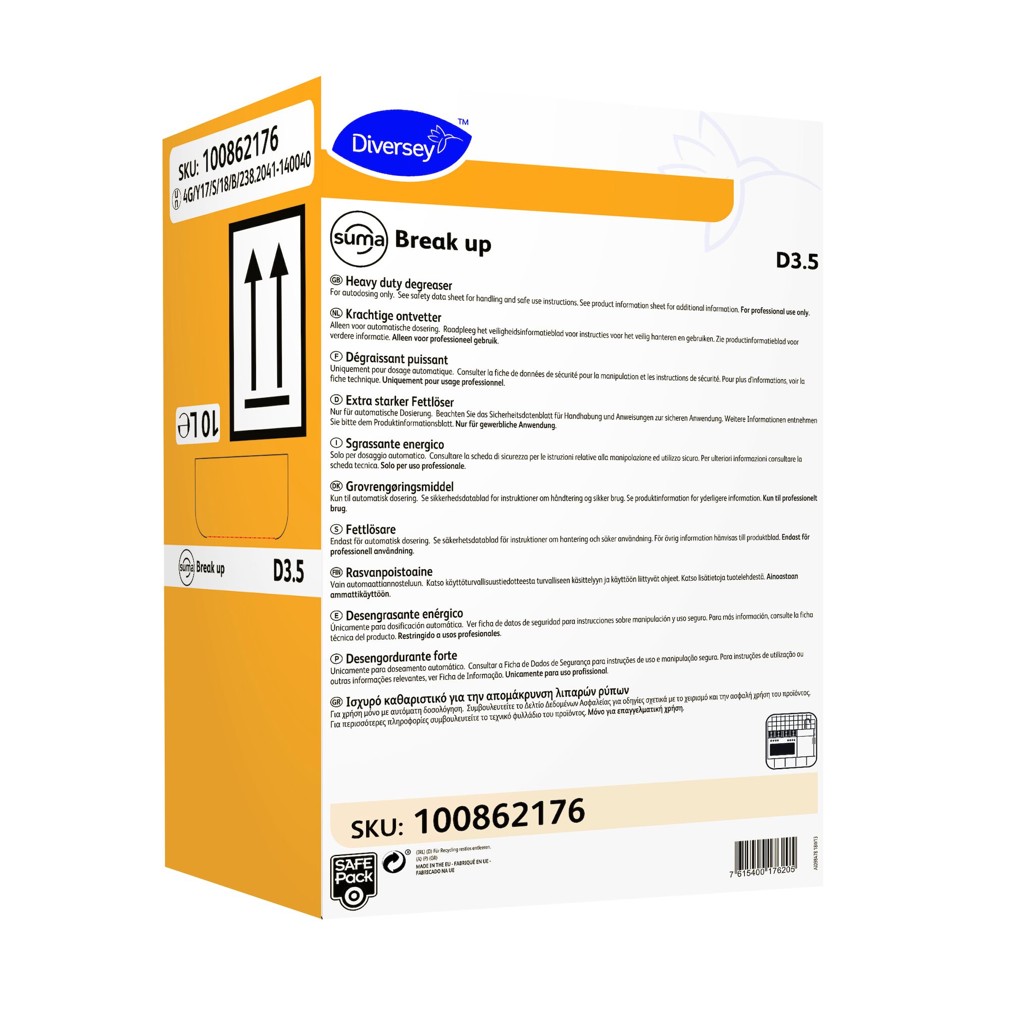 10Ltr SUMA BREAK UP D3.5 DEGREASER HEAVY