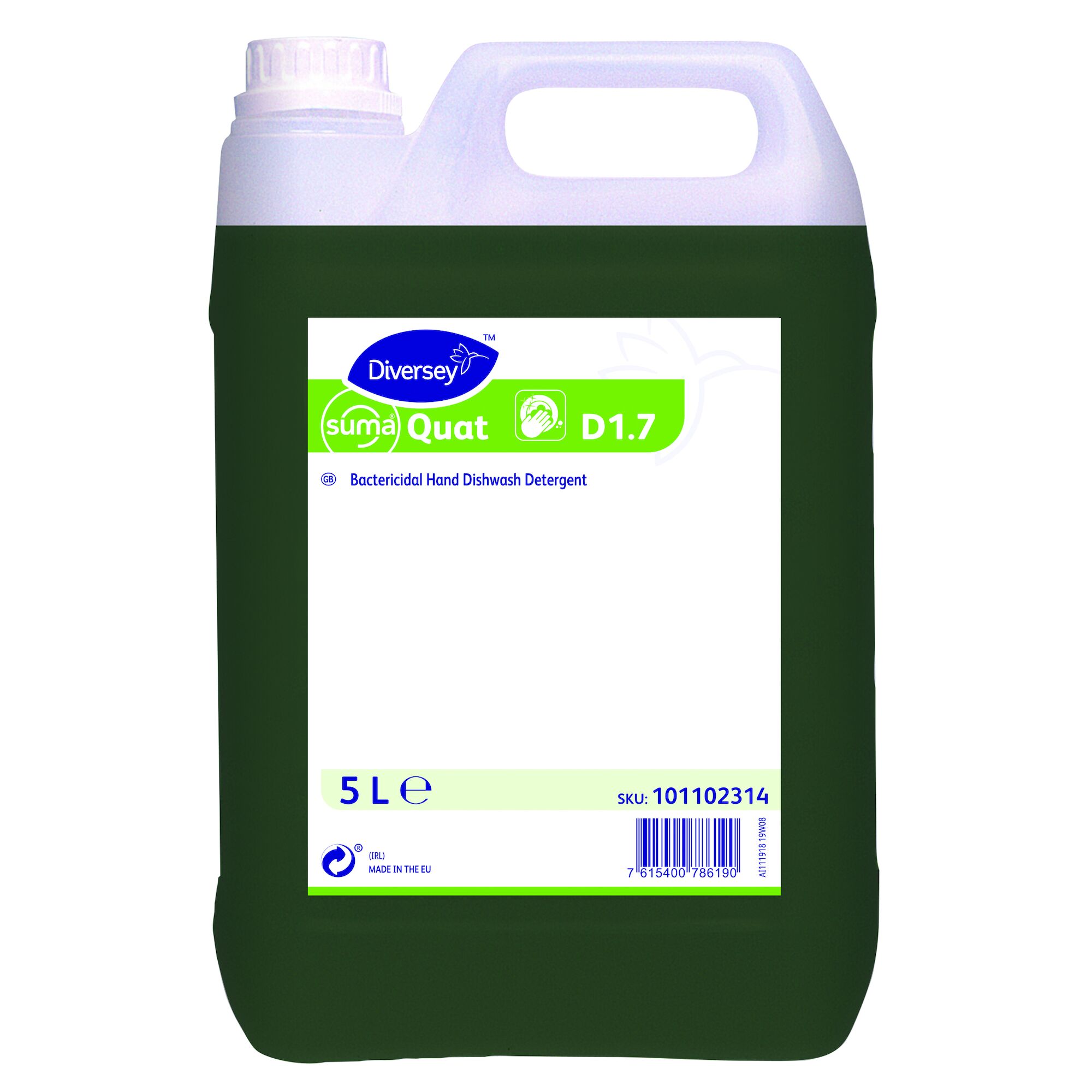 2x5L SUMA QUAT D1.7 BACTERICIDAL HAND