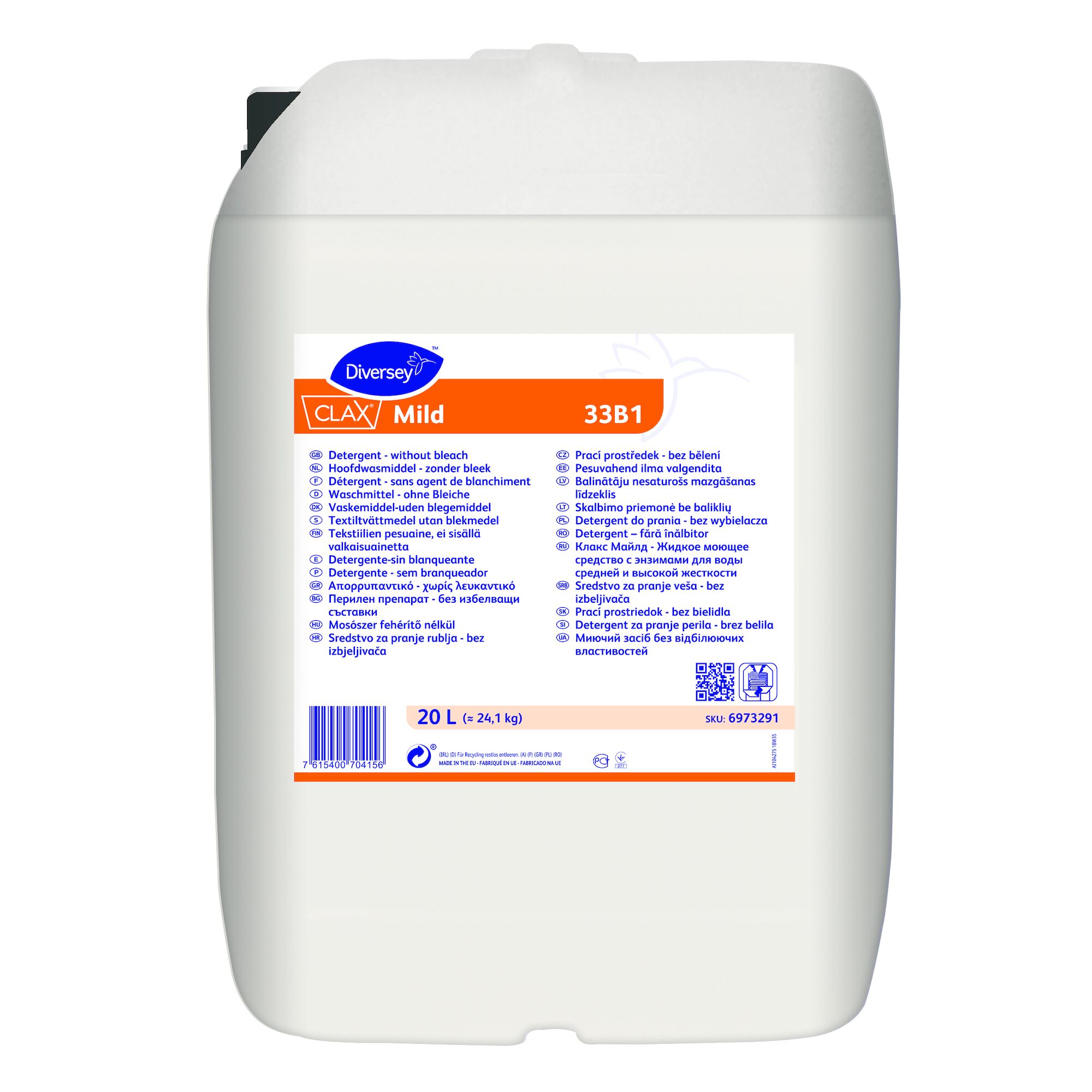 20Ltr CLAX MILD 33B1 LAUNDRY LIQUID