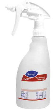 x5 SURE WASHROOM EMPTY BOTTLES WHITE