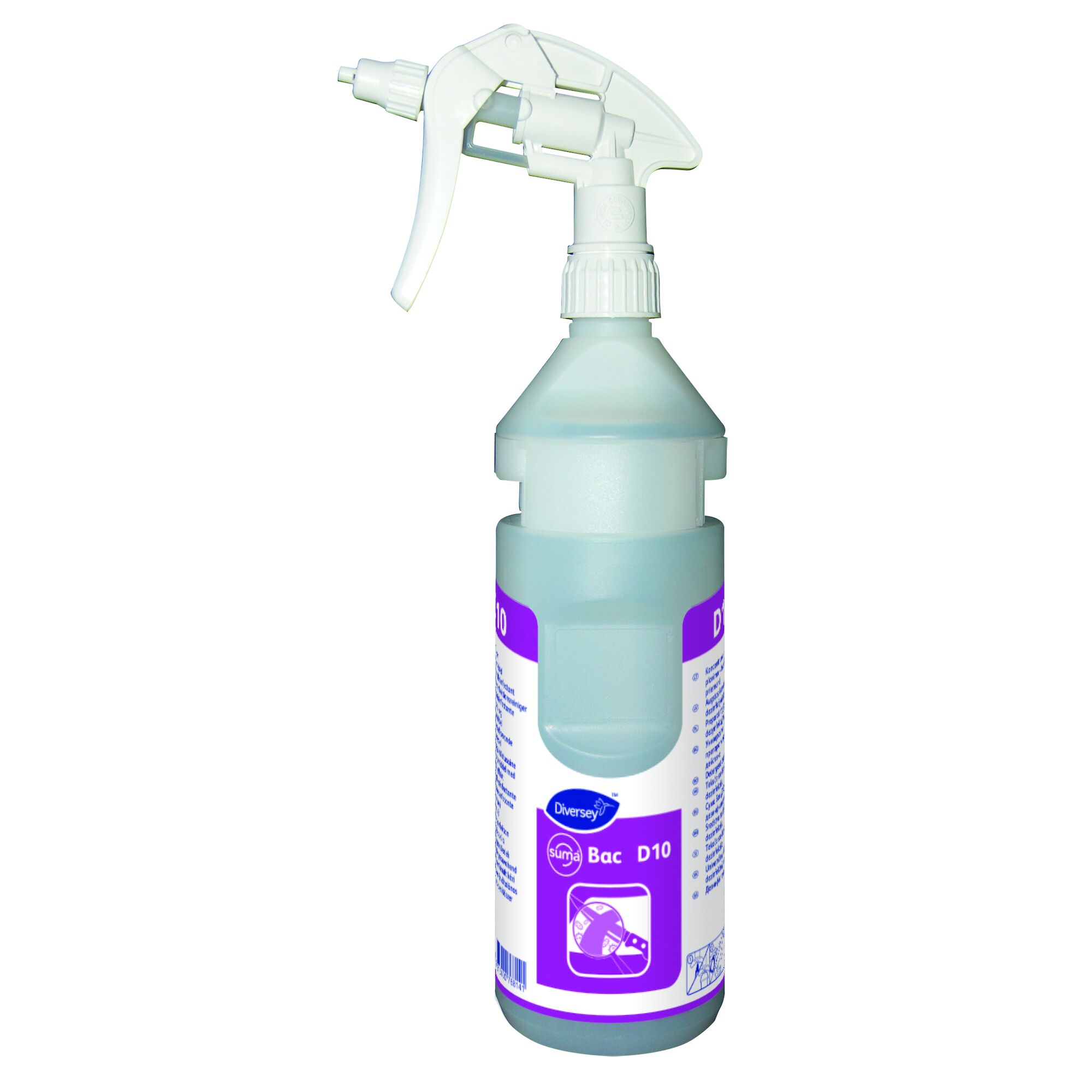 x6 SUMA BAC D10 EMPTY SPRAY BOTTLES FOAM