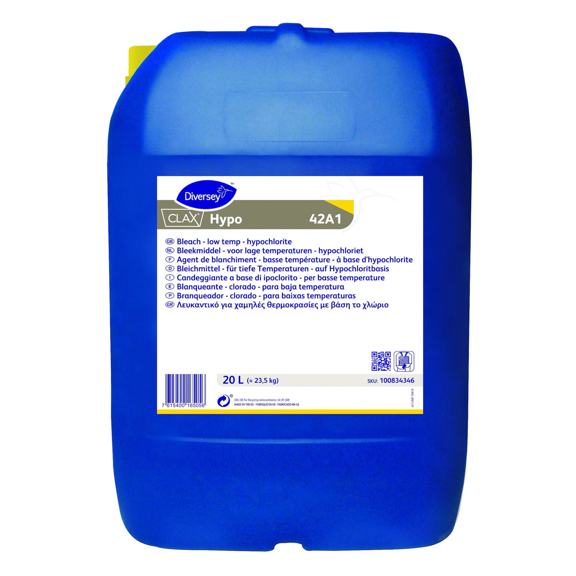 20Ltr CLAX HYPO 42A1 LOW TEMP HYPOCHLORITE