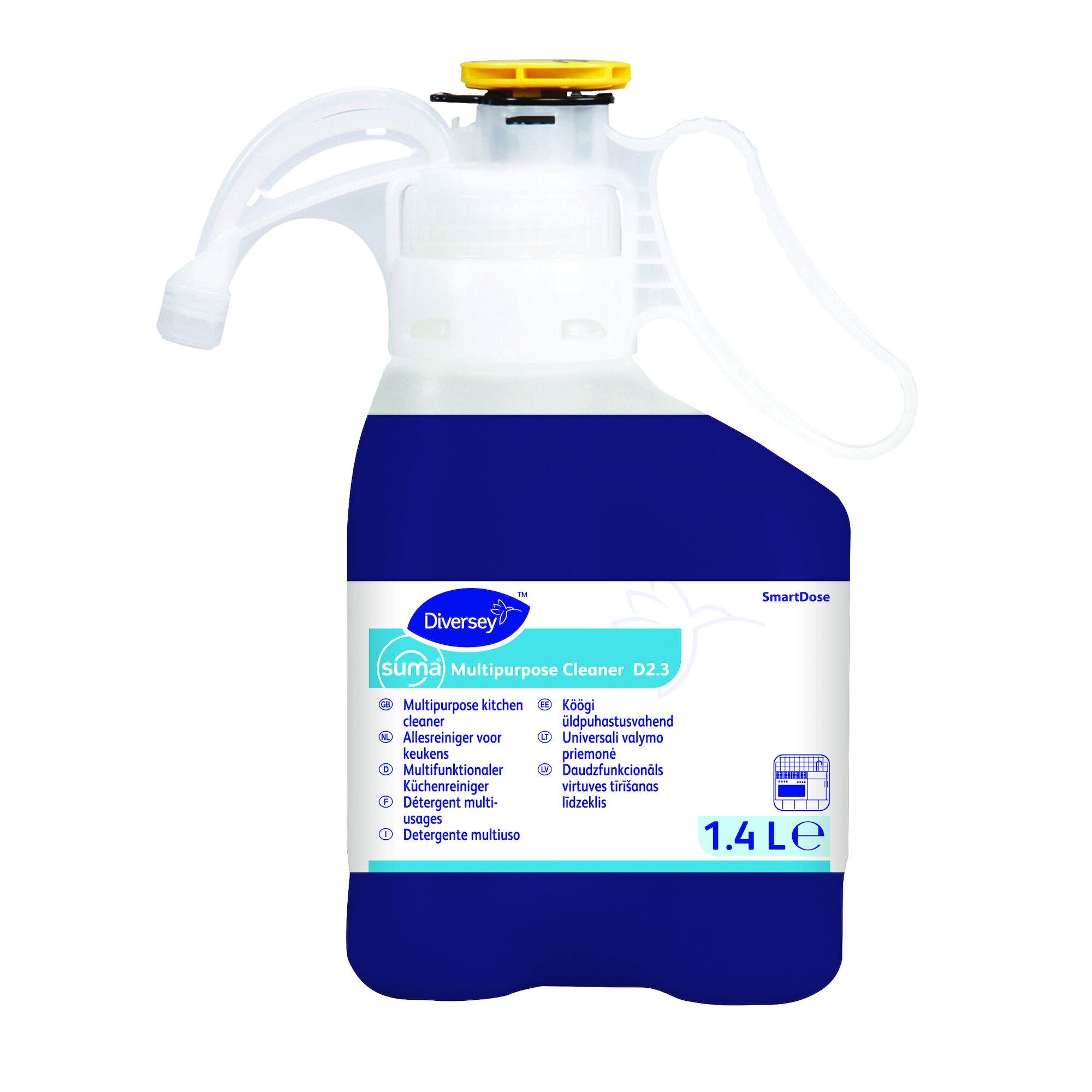 2x1.4L SUMA MULTIPURPOSE CLEANER D2.3 SD