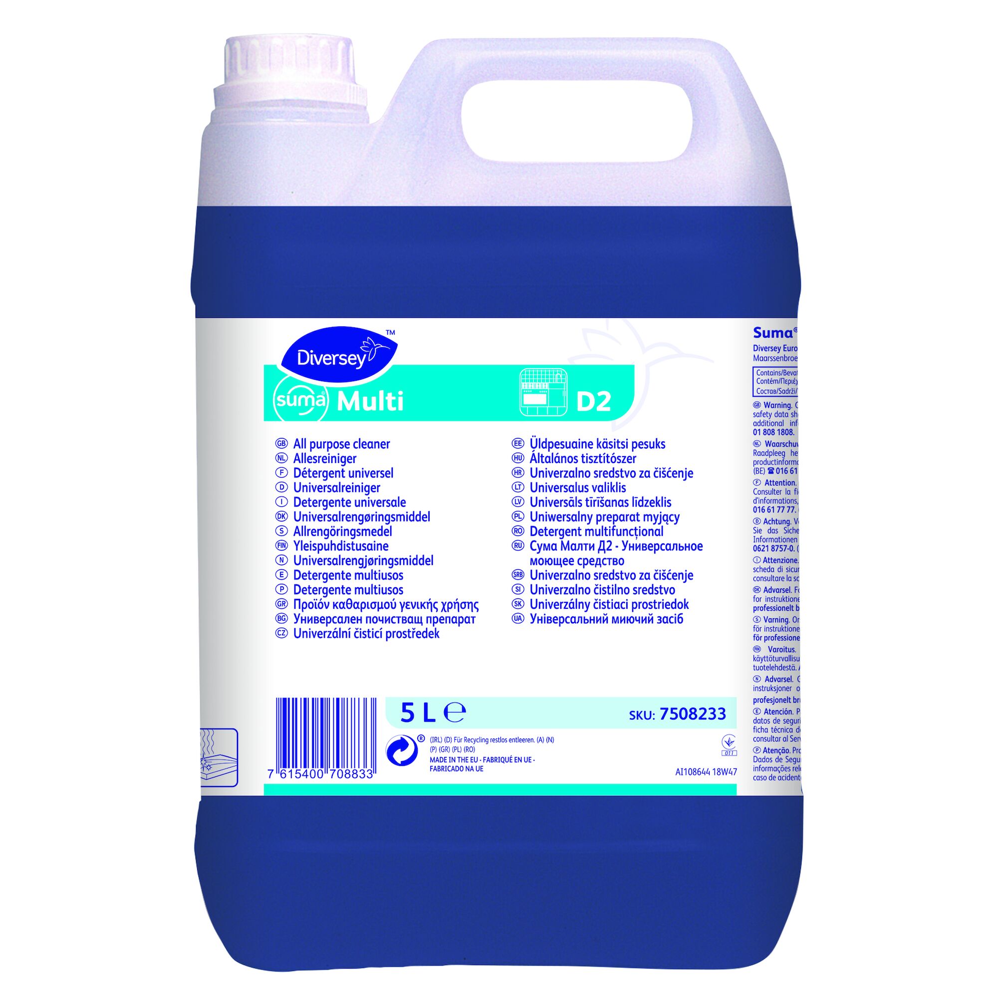 2x5L SUMA MULTI D2 ALL PURPOSE CLEANER