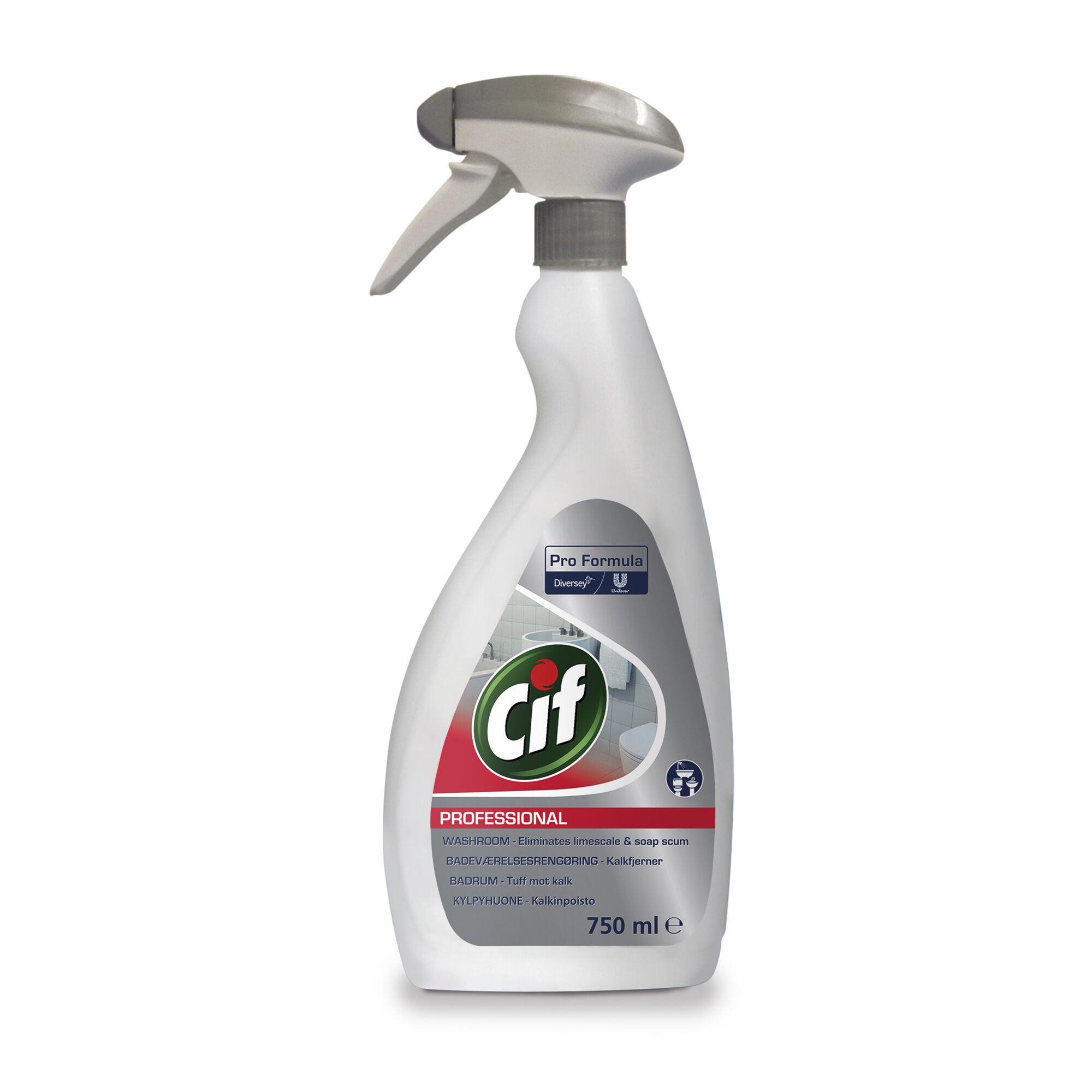 6x750ml CIF WASHROOM CLEANER+LIMESCALE
