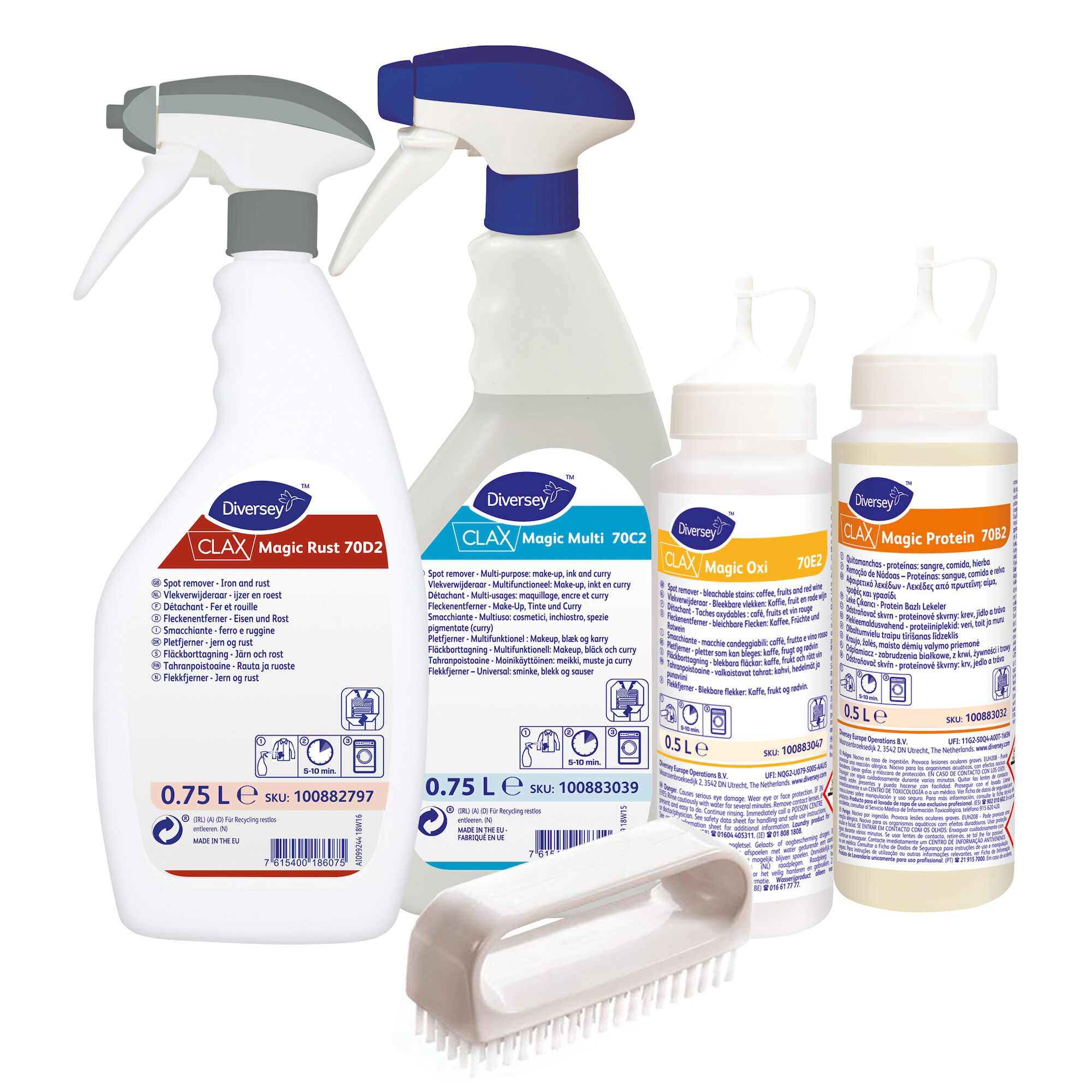 x4pc CLAX MAGIC STARTER KIT STAIN REMOVER