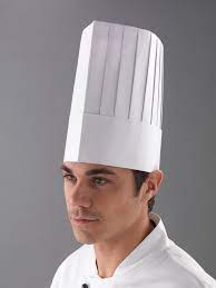 x250 CLASSIC STYLE CHEF HATS 200mm HIGH