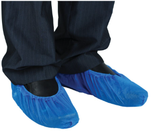 x2000 SHIELD BLUE CPE POLYTHENE OVERSHOES