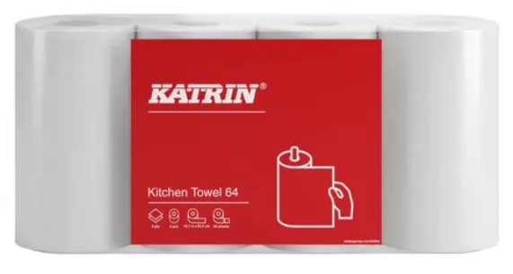 x32 KATRIN KITCHEN TOWEL ROLL 64 2PLY