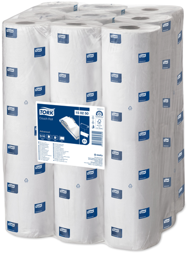 C1 9x54.4m 20 inch COUCH ROLL WHITE 2PLY