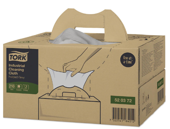 W7 1x210s INDUSTRIAL CLEANING CLOTH GREY