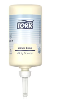 S1 6x1L MILDLY SCENTED LIQUID SOAP WHITE