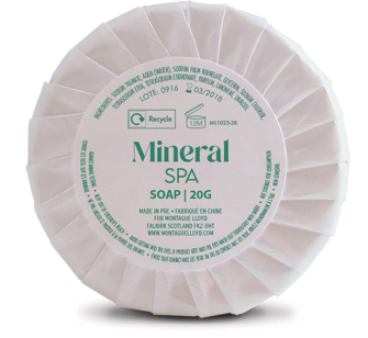 MINERAL SPA PLEAT WRAPPED BAR SOAP 200x20g
