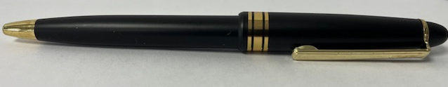 ALPINE PEN BLACK PLASTIC GOLD FITTING
