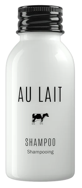 AU LAIT 100x38ml SHAMPOO bottles