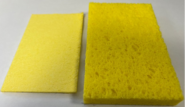 SINGLE*  EXPANDABLE MAGIC SPONGES YELLOW