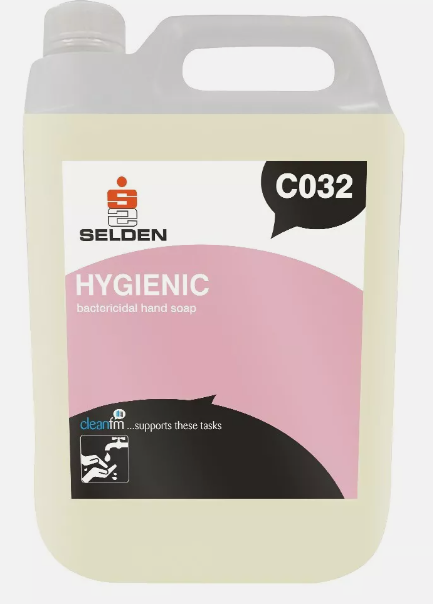 SINGLE* 5Ltr SELDEN HYGIENIC BACTERICIDAL