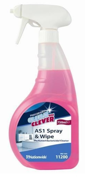C+C 6x750ml AS1 SPRAY+WIPE HARD SURFACE
