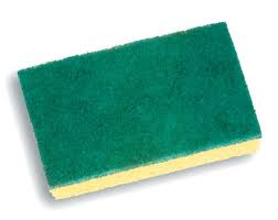 x50 RB4 SPONGE SCOURERS YELLOW/GREEN