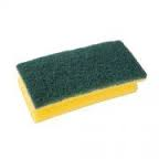 x100 EASYGRIP SPONGE SCOURER GREEN+YELLOW
