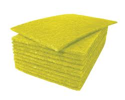 x10 3M YELLOW SCOURING PADS 2ND HAND PAD