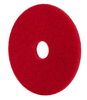 x5 19 inch RED SCOTCHBRITE FLOOR PAD