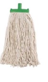 SINGLE* GREEN 340g SCREW THREAD MOP HEADS