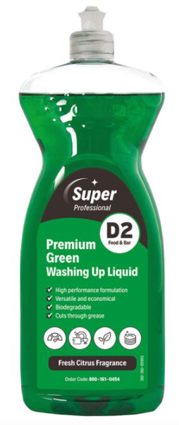 12x1L SUPER D2 PREMIUM WASHING UP LIQUID