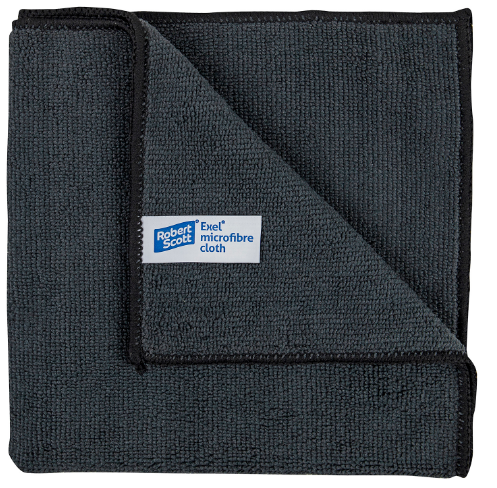 Microfibre Cloth Exel 40x40cm - Black