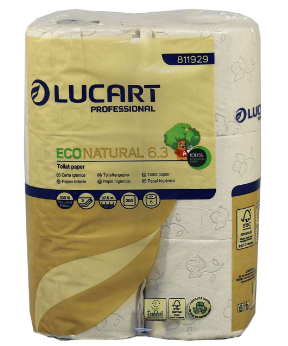 30x250s LUCART ECONATURAL 3PLY T/ROLL