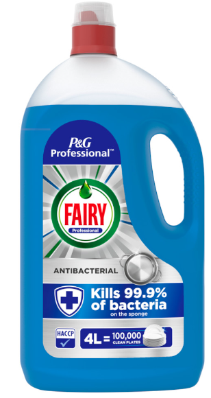 2x4L FAIRY LIQUID PROF ANTIBACTERIAL BLUE