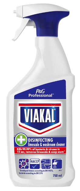 10x750ml VIAKAL SPRAY LIMESCALE REMOVER