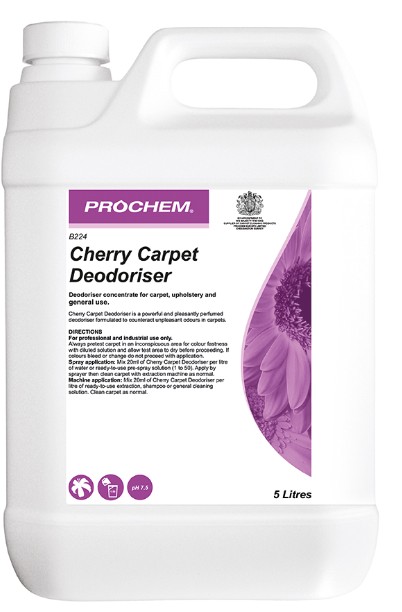 SINGLE* x5L PROCHEM CHERRY CARPET DEODORIS