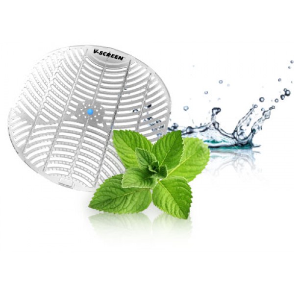 x12 C+C V-SCREEN COOL MINT URINAL SCREEN