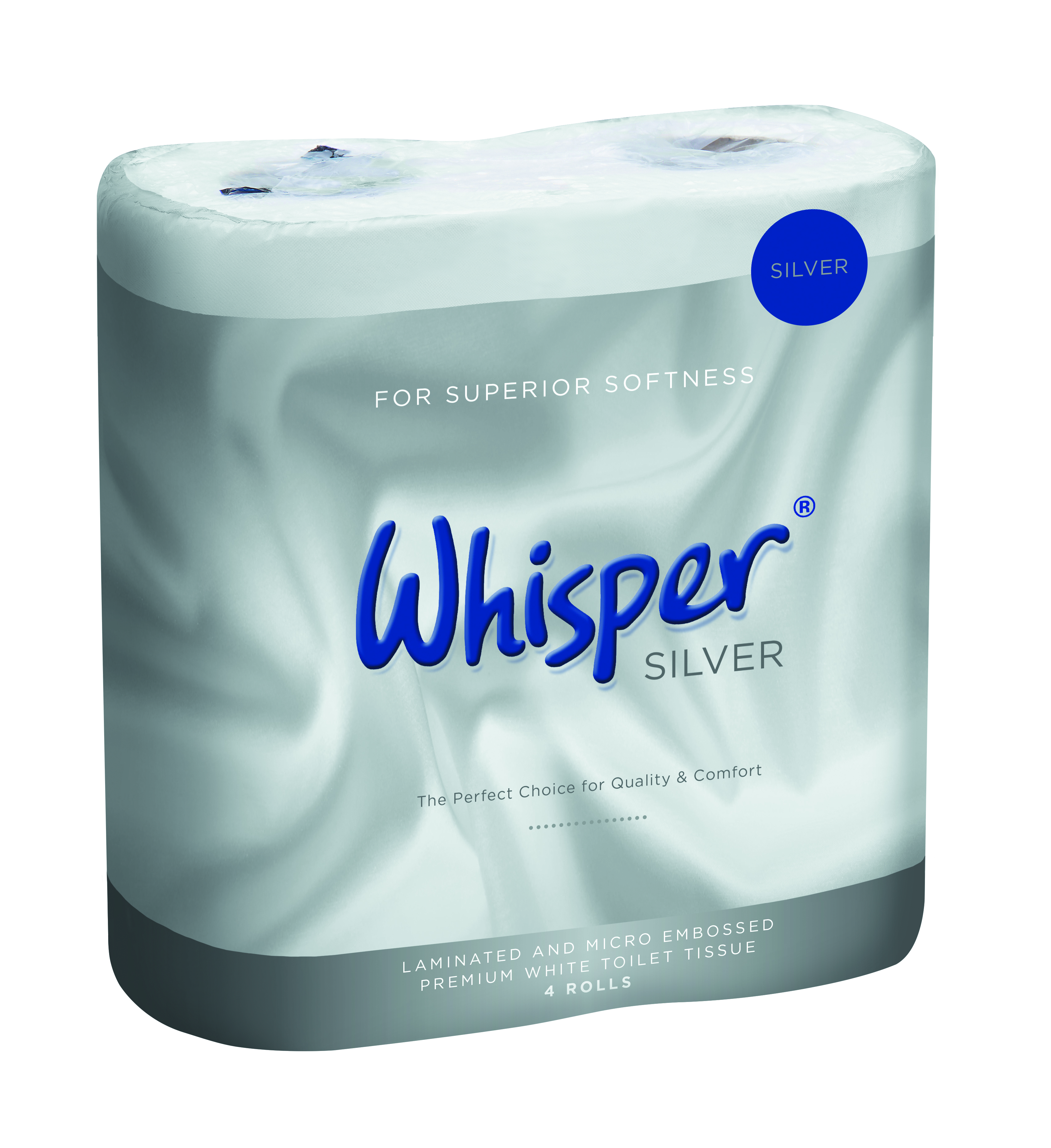 40x210s WHISPER SILVER 2PLY LUXURY T/ROLL