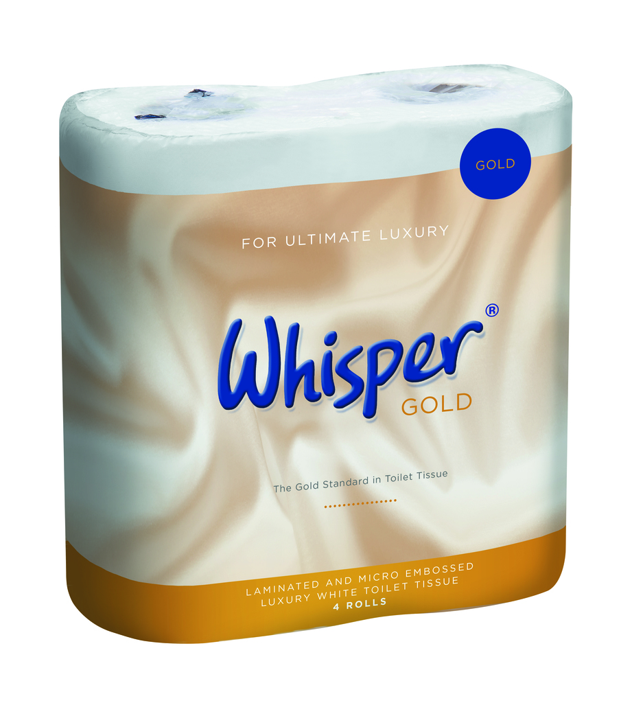 40x170s WHISPER GOLD 3PLY LUXURY T/ROLL