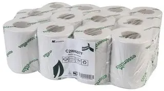 12x60 ESSENTIAL WHITE 2PLY MINI CENTREFEED