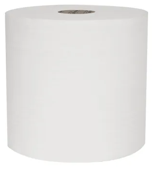 RAPHAEL EMBOSSED ROLL TOWEL WHITE 1PLY