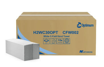 x2295 C-FOLD H/T OPTIMUM 2PLY WHITE