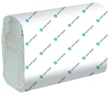 x3000 NORTH SHORE Z FOLD H/T WHITE 1PLY